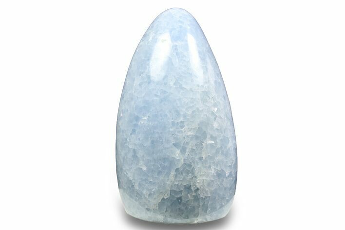 Polished, Free-Standing Blue Calcite - Madagascar #258654